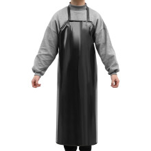 Wasserdichter Schwarzer Küchenschürze Schutzschürze Aus PVC