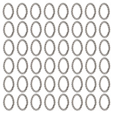 100Stk Verdrehte Edelstahl Jump Rings Silber Schmuckringe Für Basteln