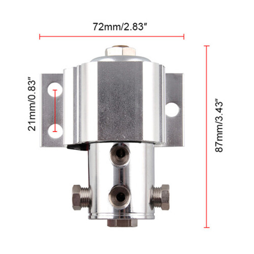Reifen Line Lock Silber Auto Bremsleitung Lock Premium Material 1