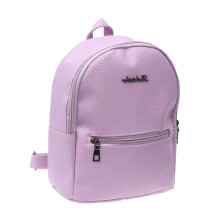 Lila Mini Rucksack Aus PU Leder Schultertasche Für Mädchen