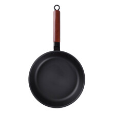 Holzgriff Eisen Bratpfanne Pfannkuchen Steak Omelett Kochen