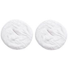 2Stk Weißes Gesichtstuch Aus Korallenfleece Für Damen Hot Compress