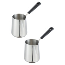 2Stk Edelstahl Schmelzbehälter Sicher Für Haus Butter Schokolade Käse