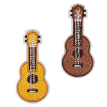 2Stk Gitarren Stoffaufnäher Nylon Bunt DIY Kleidung Deko Reparatur