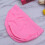 Damen Schwimmkappe Polyester Rosa Weich Elastisch Für Schwimmbad 4