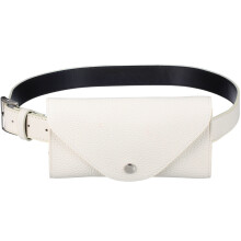 Damen Mini Belt Bag PU Hüfttasche Beige Für Smartphone