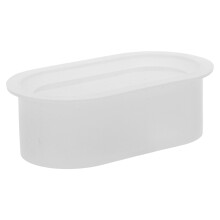 Silikon Pflanztopf Form Oval Vielseitig DIY Blumentopf Hellgrau