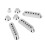 7pcs Silver Guitar Pickup Cover And Knobs Switch Tip Set (Chrome) 1