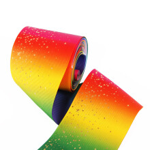 Mehrfarbiges Grosgrain Band DIY Regenbogen Haarband Mit Sternen
