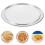 Couvercle Rond Pour Plat À Pizza Usage Maison Argent Aluminium 4