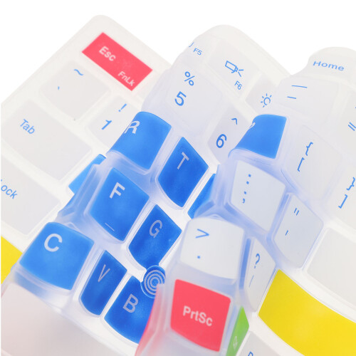 Wiederverwendbare Blaue Silikon Tastaturschutzfolie Keyboard 2