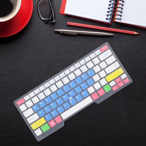 Wiederverwendbare Blaue Silikon Tastaturschutzfolie Keyboard 1