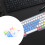 Wiederverwendbare Blaue Silikon Tastaturschutzfolie Keyboard 8