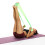6Stk Widerstandsband Grün Yoga Strap Elastisch Stretch Gürtel 9