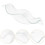 Transparent Wavy Dish Replacement Aromatherapy Oil Storage Plate 9
