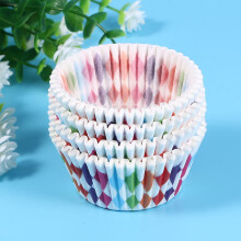 100Stk Papier Muffin Förmchen Mehrfarbig Backförmchen Cupcake Liner