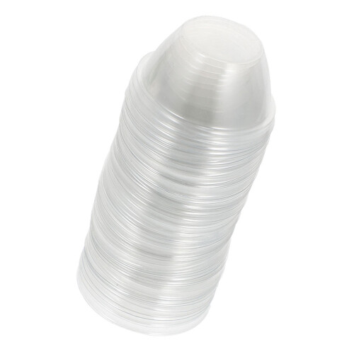 100Stk Transparente Plastik Pflanzabdeckungen Hydroponik Schutz Dome
