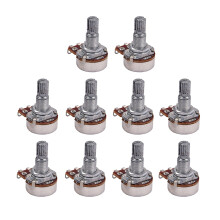 10Stk Guitar Potentiometer A50k Braun Für Bass Und Gitarre, Linear Typ