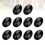 10Pièces Cabochons Ovales En Agate Pour Fabrication De 7