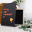 1Pc Black Acrylic Chalkboard Memo Board Creative Tabletop Decor 8