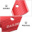 2Pièces Plaques Conversion Guidon Alliage Aluminium 6