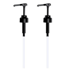 2Stk Lotion Pump Heads Schwarz Langlebig Für Küche Und Bad