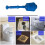 1stk Ablasskolben Toilettenkolben Abfluss Blue 8