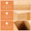 Bamboo Pet Urn Small Cinerary Ash Box Light Brown Durable Keepsake 9