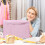 Pink Polyester Nähmaschinenabdeckung Haushaltsgerät Staubschutz 3
