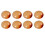 20Pièces Cabochons Agate Demi-Ronde Pour DIY 7