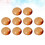20Pièces Cabochons Agate Demi-Ronde Pour DIY 10