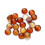 20Pièces Cabochons Agate Demi-Ronde Pour DIY 4
