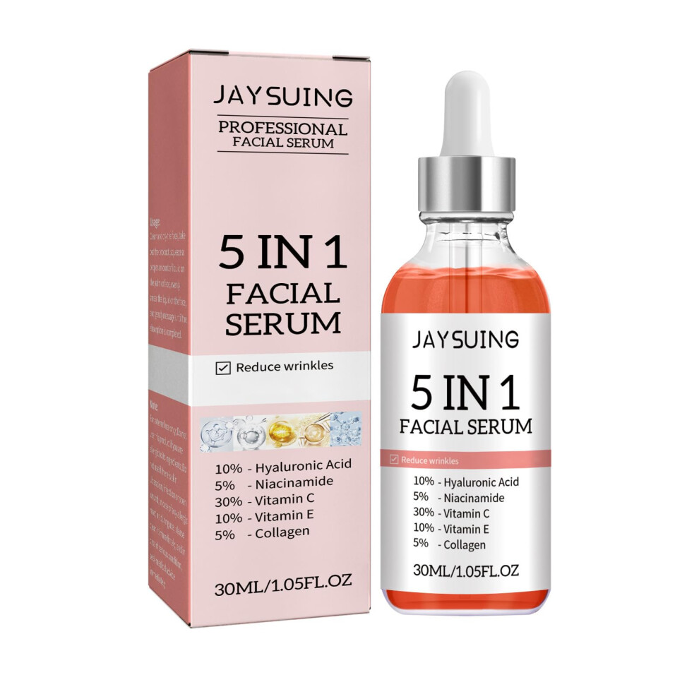 Vitamin C Face Serum 30% with Niacinamide and Hyaluronic Acid, Collagen Anti Aging Serum for Women