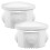 Electrical Box Waterproof Junction Box White Abs 2set 1