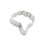 Kitchen Baking Tool Silver 1set 2.95x2.76x0.71in 8