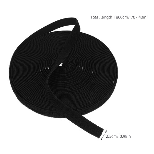 Gummiband Mit Kletterband Bänder Nähen Nylon Black 1