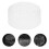 10Pièces Support Intérieur Baseball Cap Clair PVC Présentoir Chapeau 3