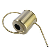 1Stk Edelstahl Gießkanne Garten Kanne Gold Lang-Auslauf Praktisch