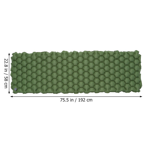 1Inflatable Sleeping Mat Nylon Tpu Waterafstotend Comfortabel 2