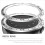 Metall Watch Bezel Ring Silber Robust Modisch Ersatzteil 10