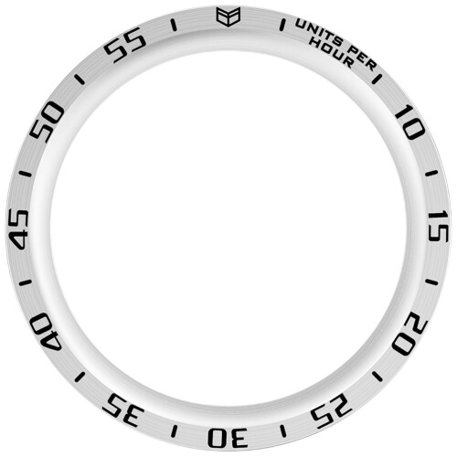 Metall Watch Bezel Ring Silber Robust Modisch Ersatzteil 1