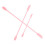 3Pcs Pink Silicone Scraper Flexible Double Head Cake Cream Spatula 5