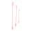 3Pcs Pink Silicone Scraper Flexible Double Head Cake Cream Spatula 11