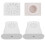 2St Instrument Humidifier Plastic Wit Voor Akoestische 3
