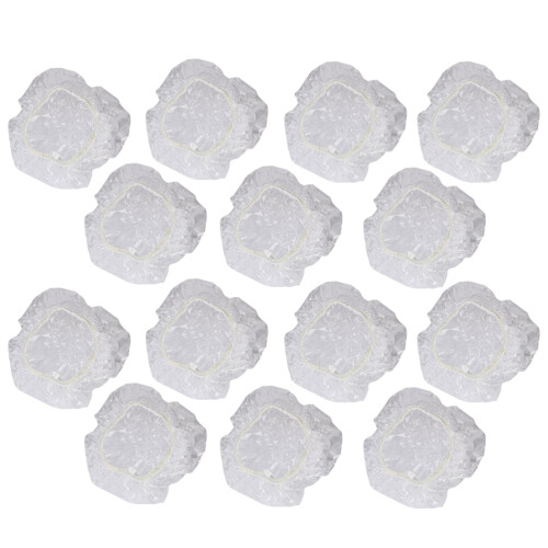 100Stk Dusch Ohrabdeckung Transparent Wasserfest Einweg Pe 1