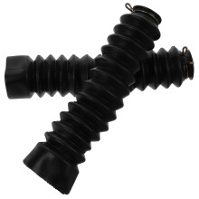 1Pair Universal Black Silicone Motorcycle Front Shock Absorber Cover
