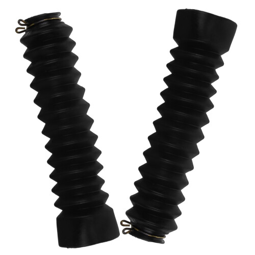 1Pair Universal Black Silicone Motorcycle Front Shock Absorber Cover 2