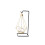 Modern Tea Light Holder Iron Frame With Suspended Cup Style D 1