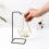 Modern Tea Light Holder Iron Frame With Suspended Cup Style D 7