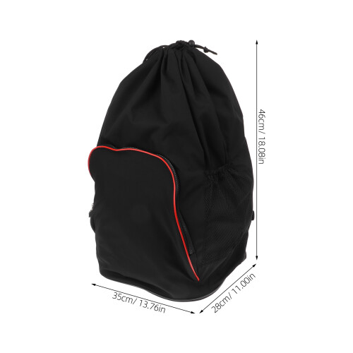 Black Oxford Drawstring Shoulder Bag Taekwondo Storage Pouch 1